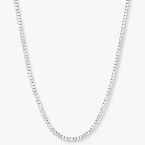 MELINDA MARIA Baby Not Your Basic Tennis Necklace - Picture 3 of 5